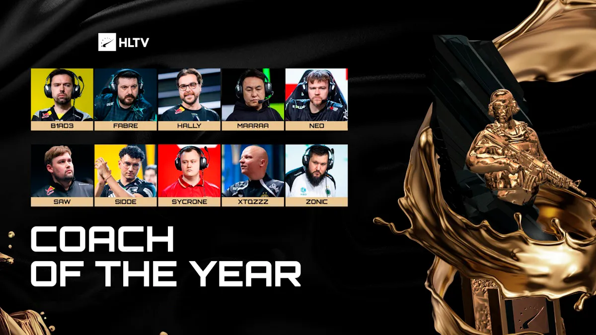 Номинация «тренер года» на HLTV Awards 2025