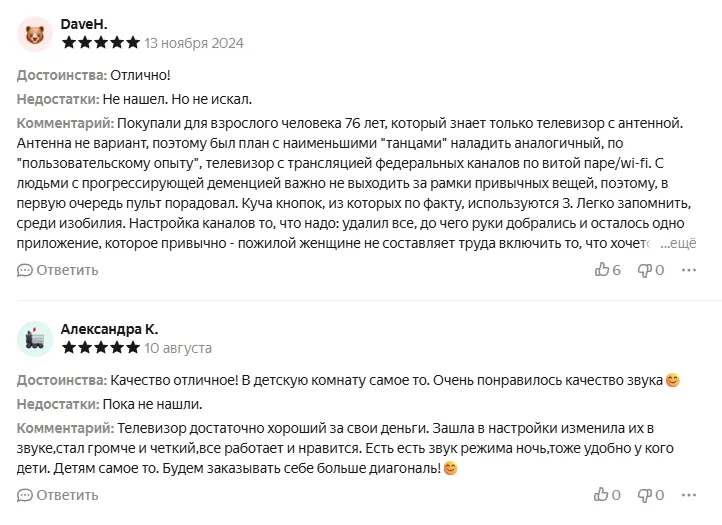 Отзывы о Haier 32 Smart TV S2*