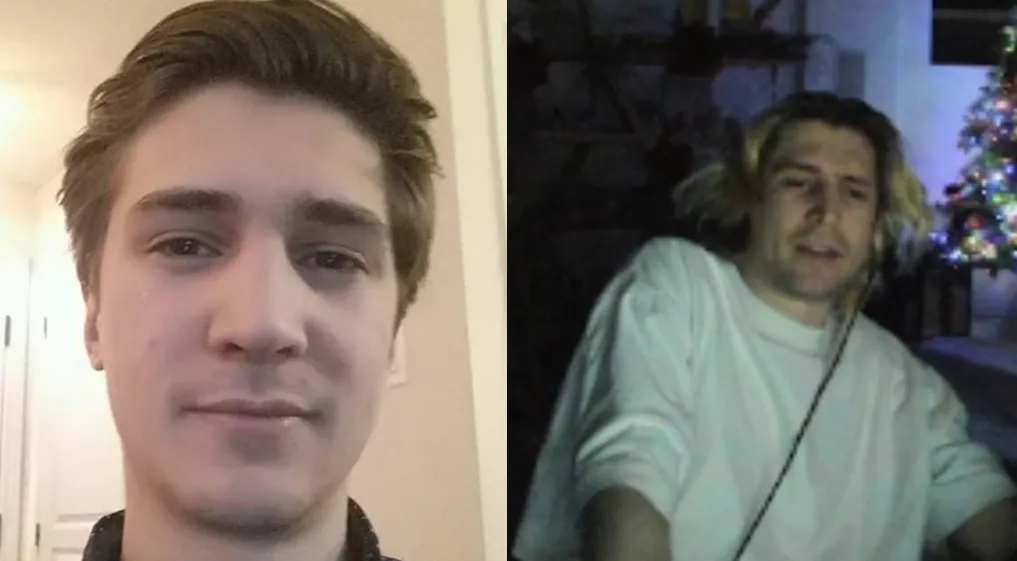 Феликс xQc Лянжель в 2016-м (слева) vs Феликс xQc Лянжель в 2026 году (справа)