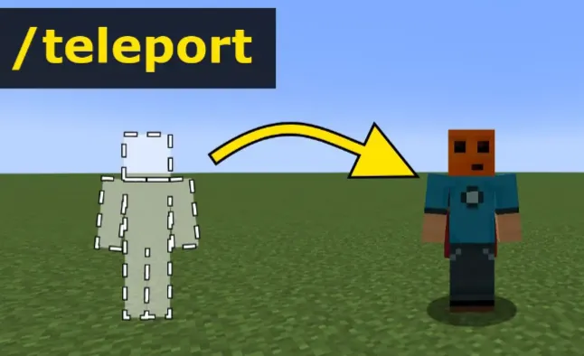 Телепорт в Minecraft