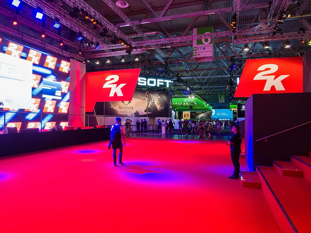 Gamescom в Кёльне – зал выставки Koelnmesse