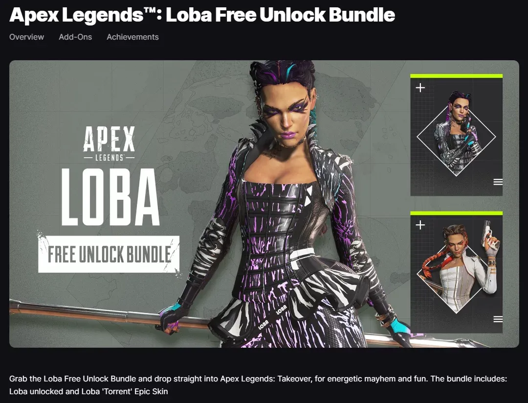 Apex Legends: Loba Free Unlock Bundle