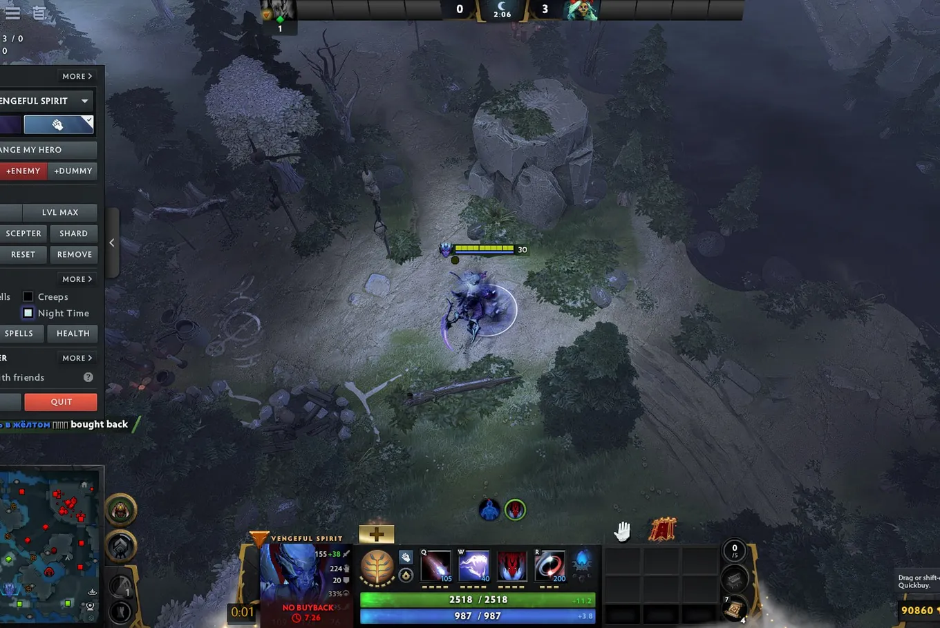Vengeful Spirit с Aghanim's Scepter