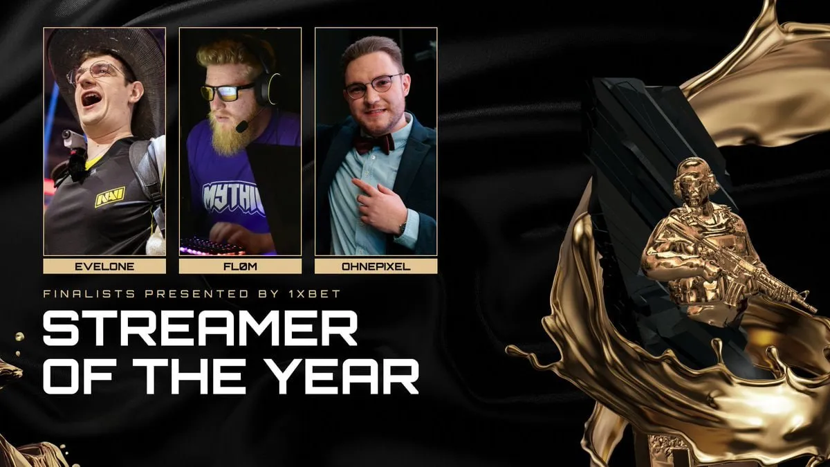 Номинация «стример года» на HLTV Awards 2025