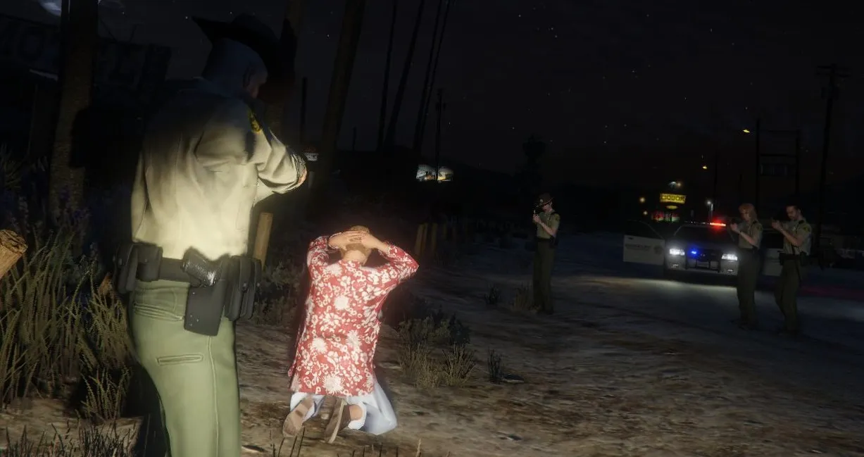 Мод на службу в полиции в GTA 5
