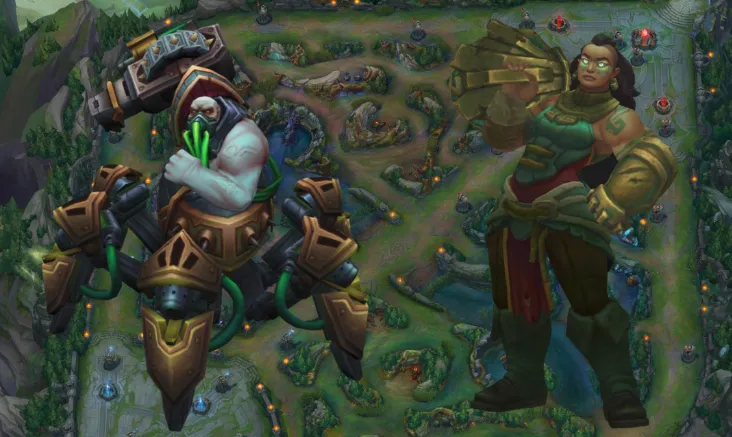 Любимые герои Николы Йокича в LoL (Ургот и Иллаой)