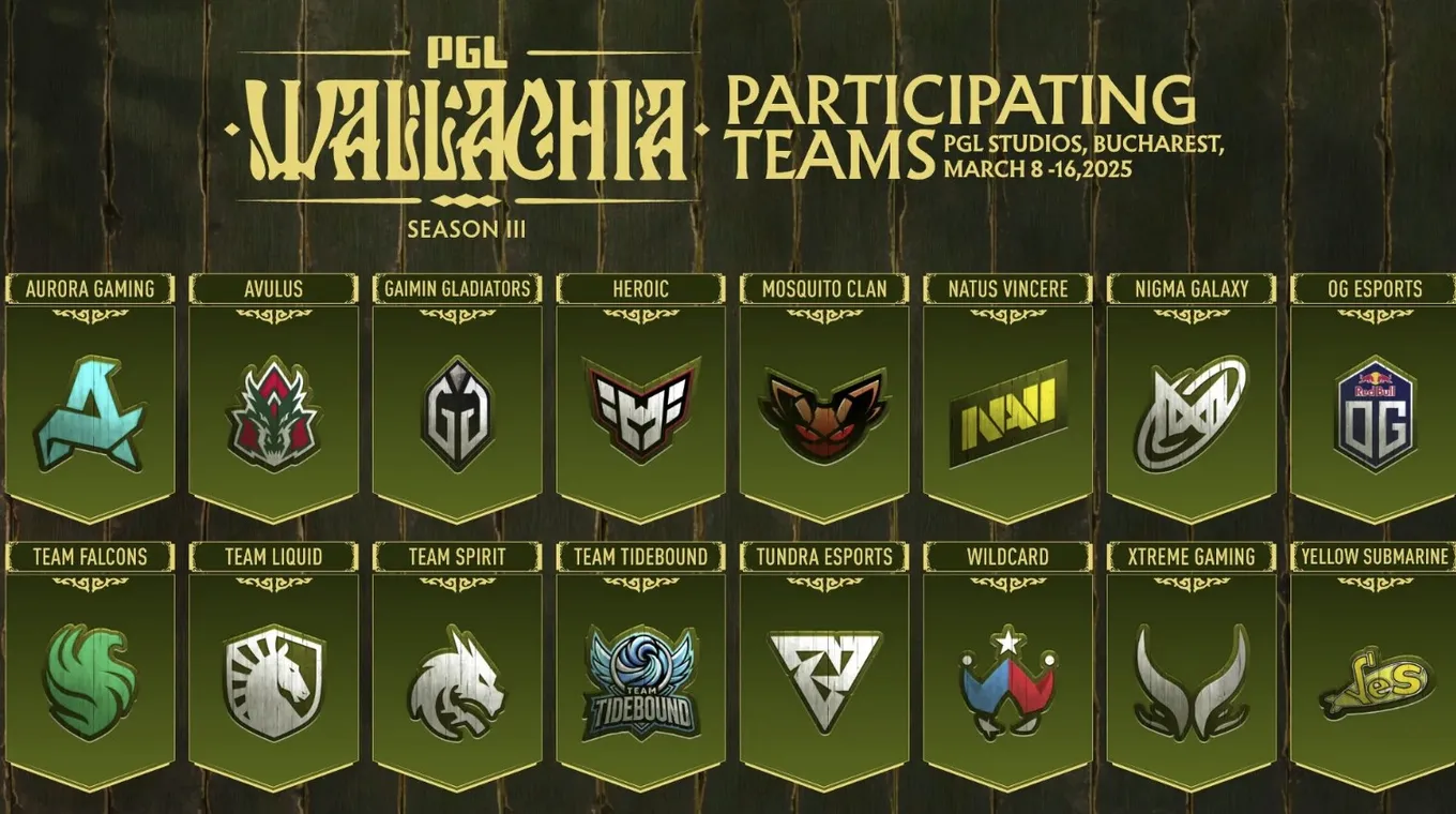 Список участников PGL Wallachia Season 3