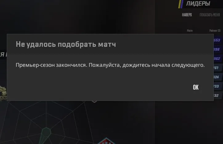 Завершение второго сезона Premier в CS2