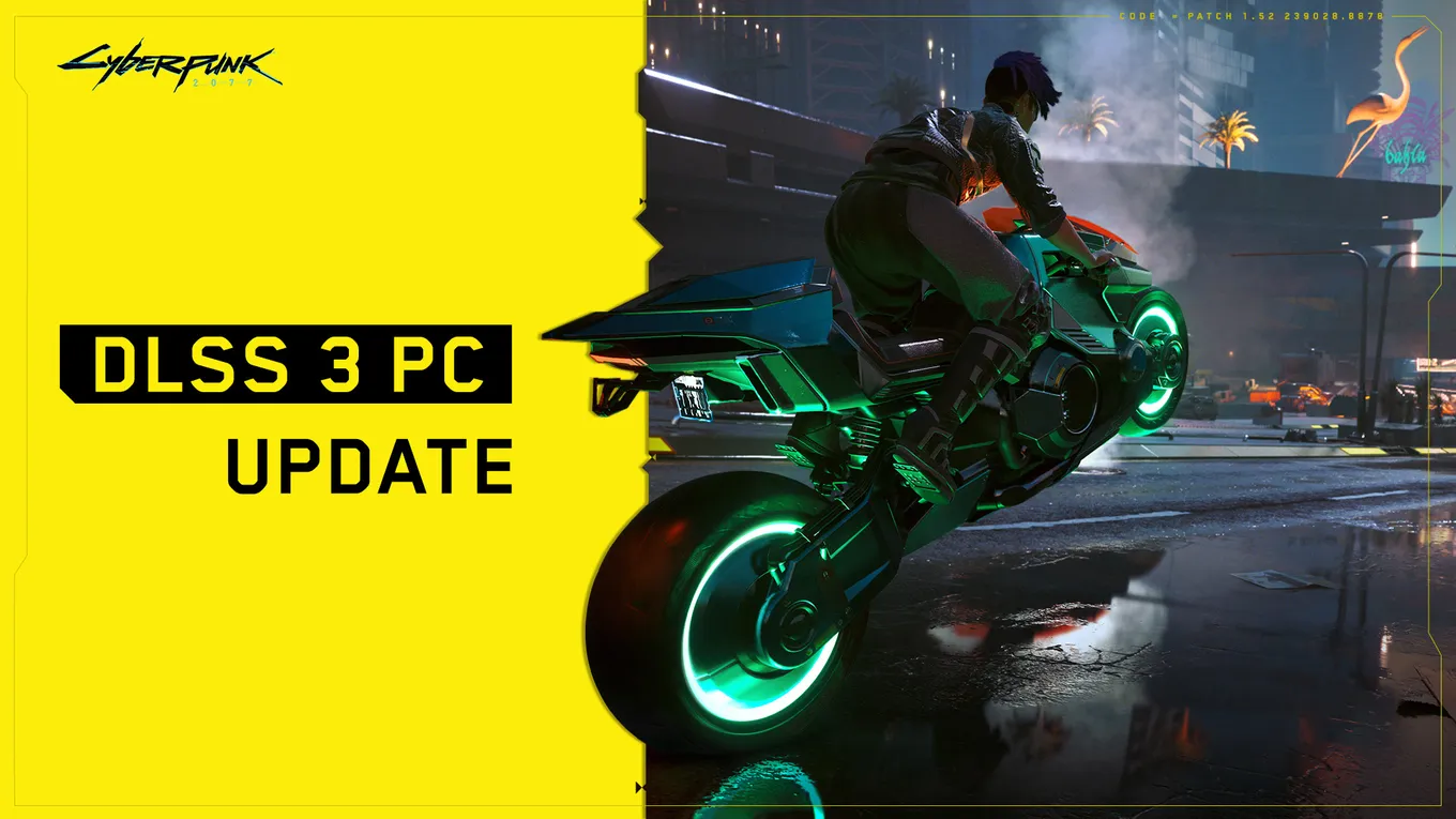 В Cyberpunk 2077 добавлена поддержка DLSS 3. Частота кадров увеличилась в четыре раза