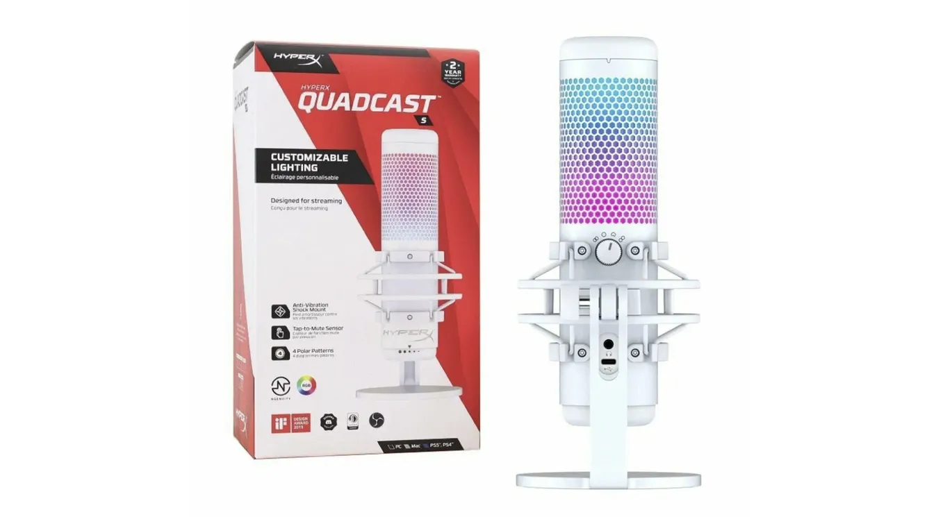 Микрофон HyperX QuadCast S*