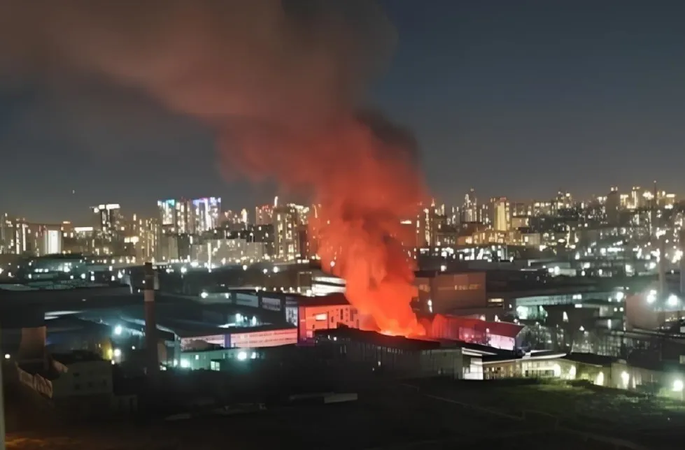 Пожар в Екатеринбурге