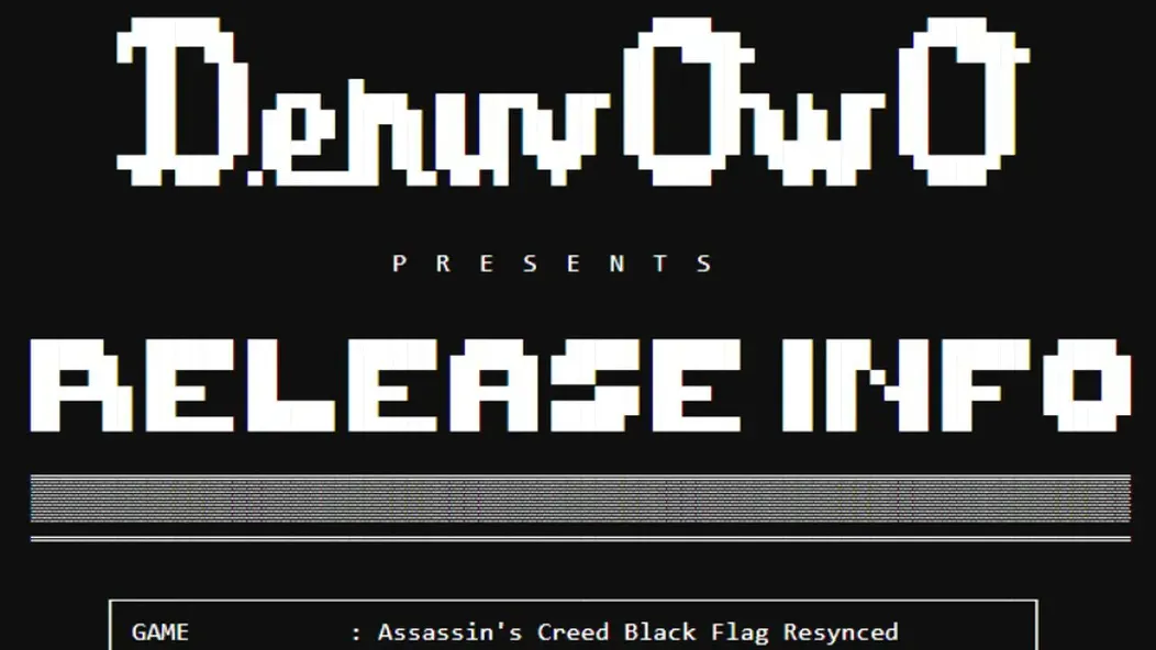 «Приветствие» в пиратской версии Assassin's Creed: Black Flag Resynced