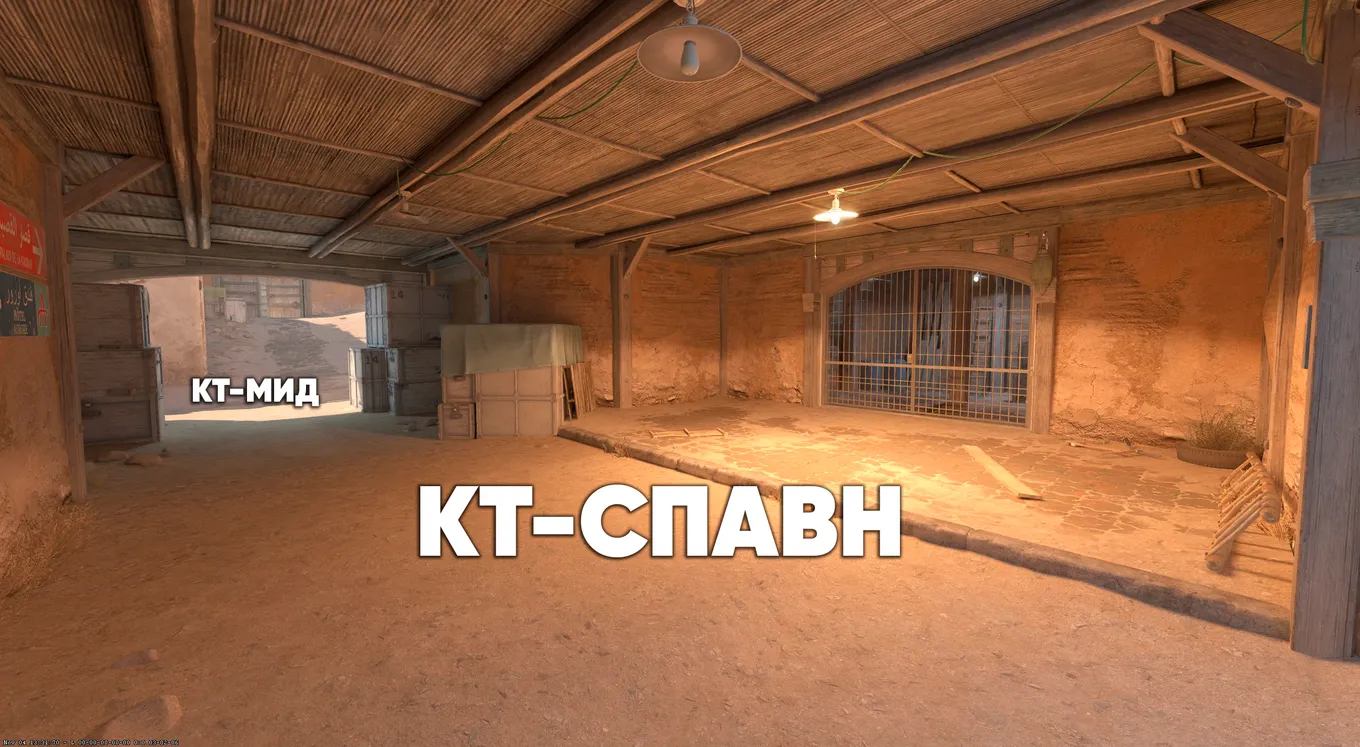 Зона спавна стороны защиты