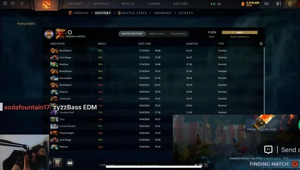 Жан Gorgc Стефановски дошёл до 11 000 MMR в Dota 2