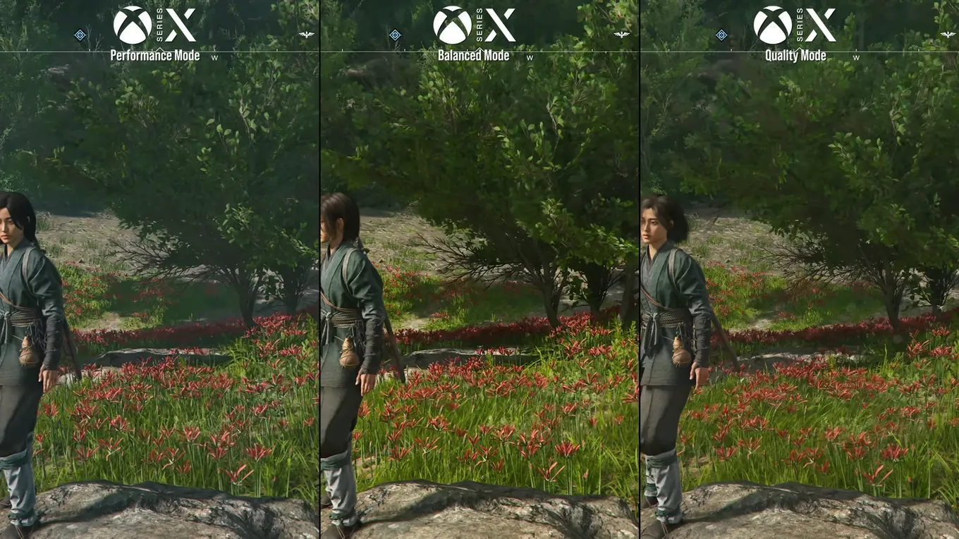 Графика в разных режимах на Xbox Series X