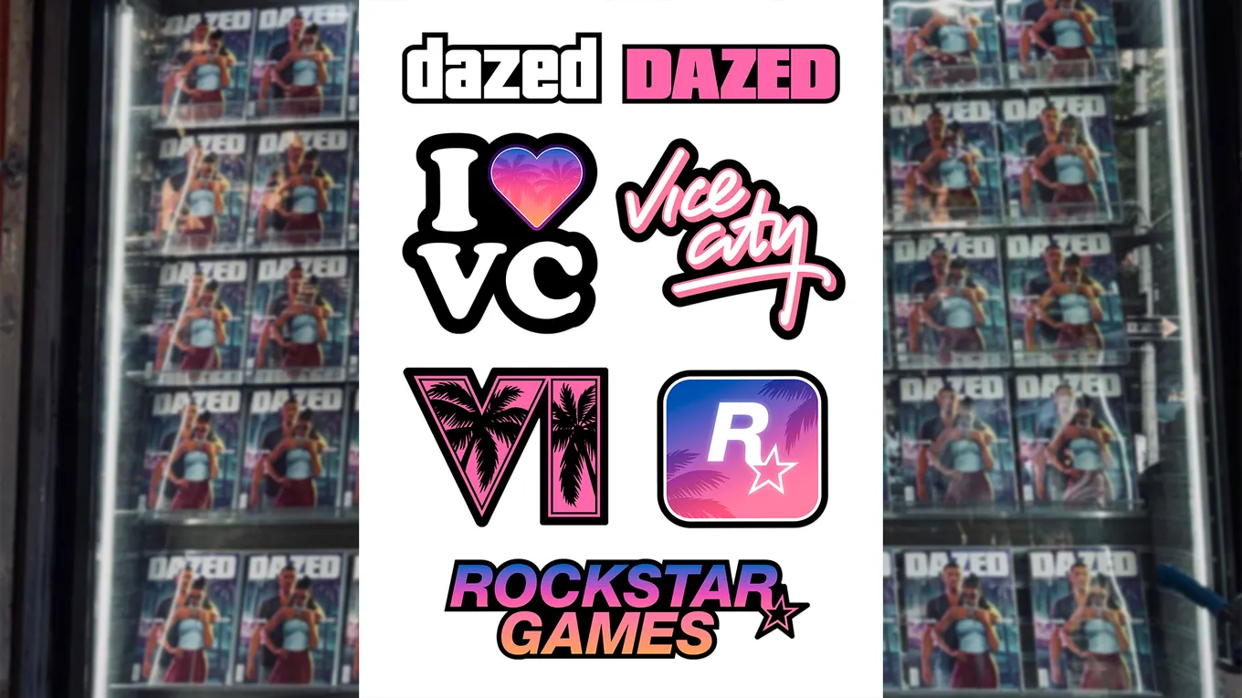 Все эксклюзивные стикеры GTA 6 из номера журнала Dazed
