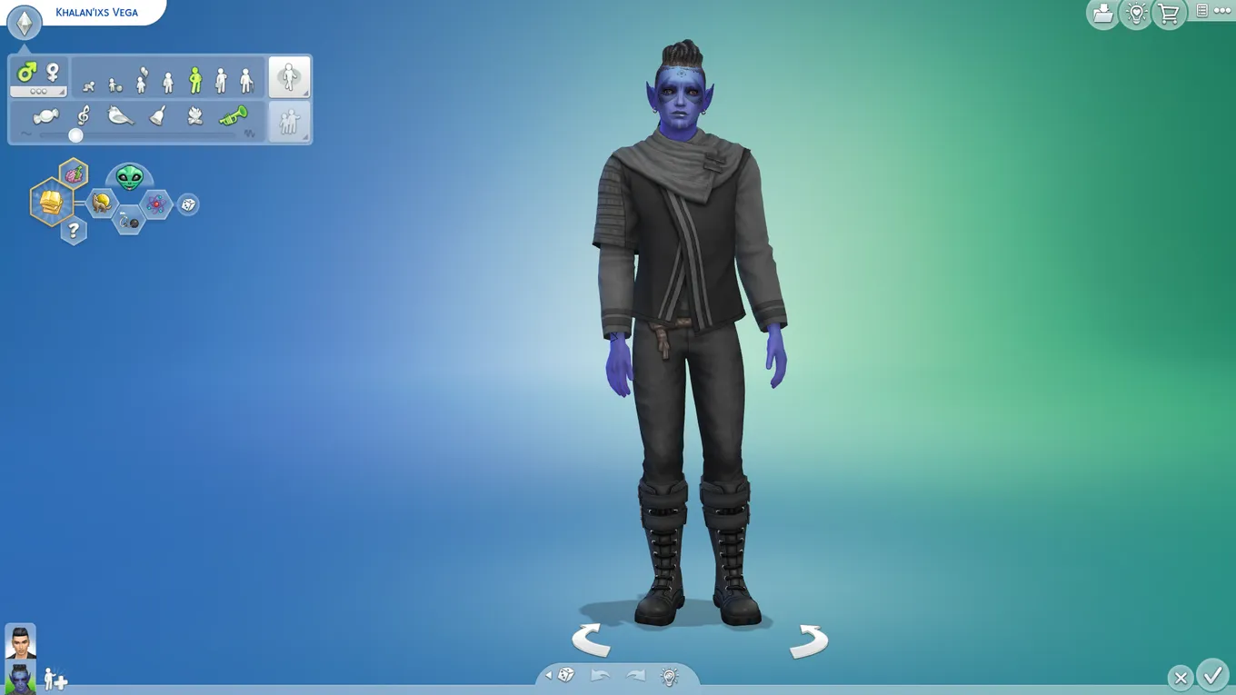 Инопланетянин в The Sims 4