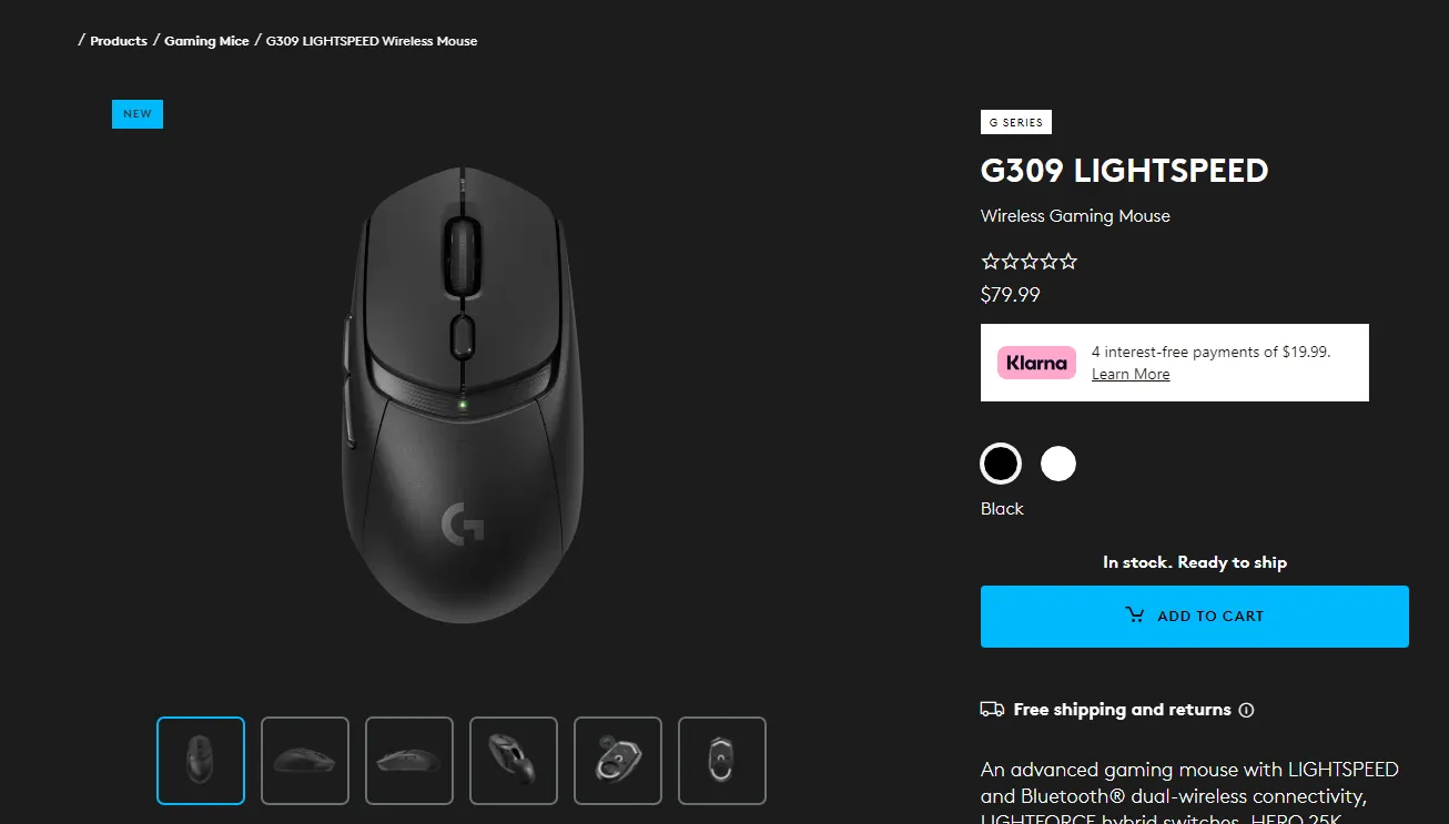 Стоимость Logitech G309 LIGHTSPEED