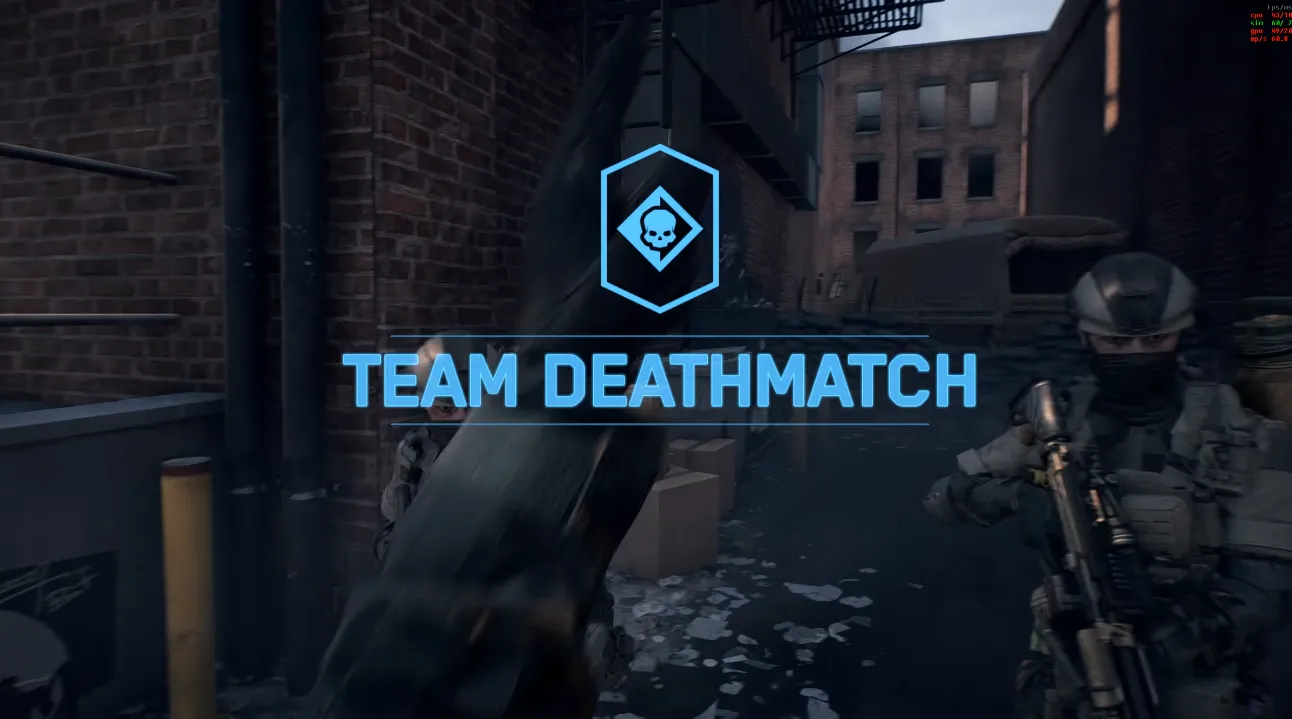 Team Deathmatch – классический командный Бой насмерть, который завершается по достижении одной из команд 100 киллов