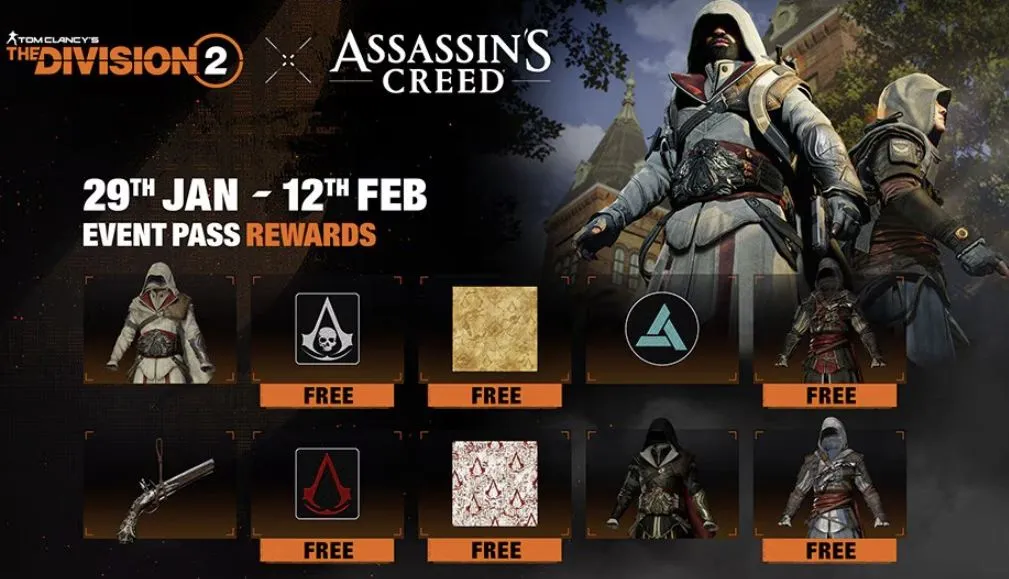 Коллаборация The Division 2 х Assassin’s Creed