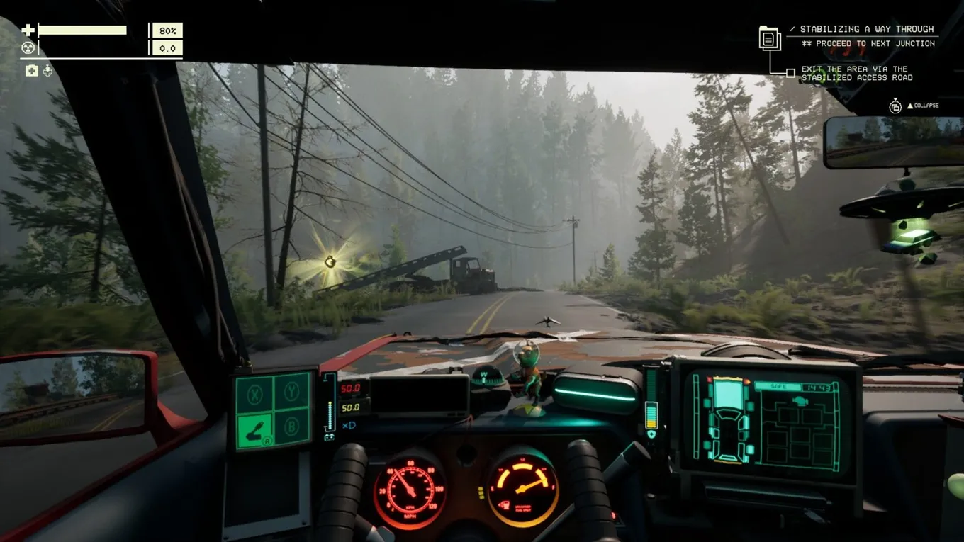 Встреча с аномалиями в Pacific Drive