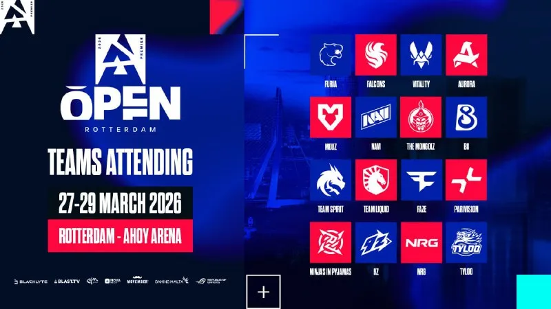 Участники BLAST Open Rotterdam 2026 (BLAST Open Spring 2026)