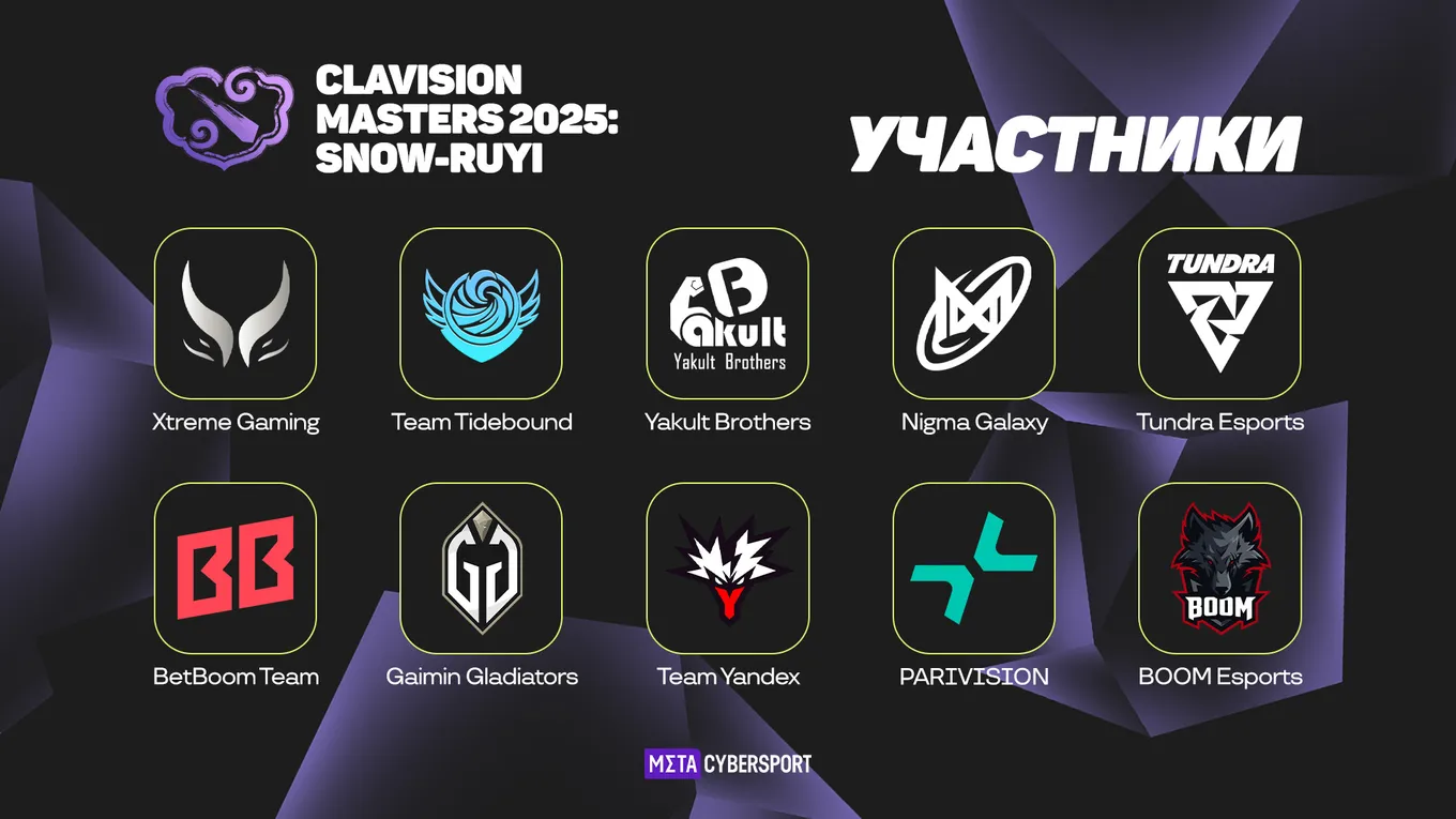 В Clavision Masters 2025: Snow-Ruyi примут участие 10 команд