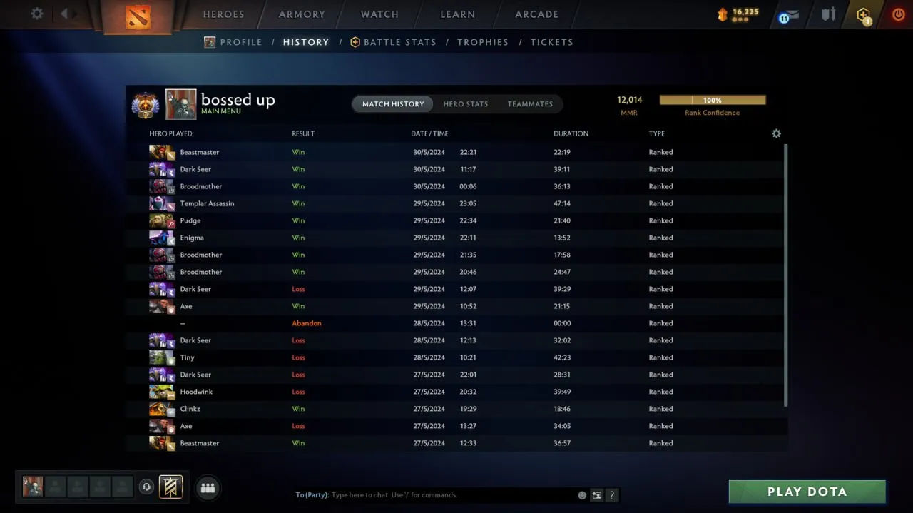 Альберт Alberkaaa Черноиванов апнул 12 тысяч MMR