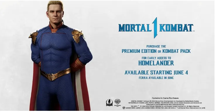 Хоумлендер в Mortal Kombat 1