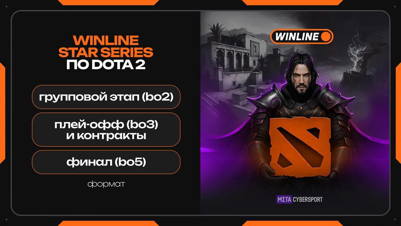Winline Star Series по Dota 2 включает групповой этап, плей-офф и контракты