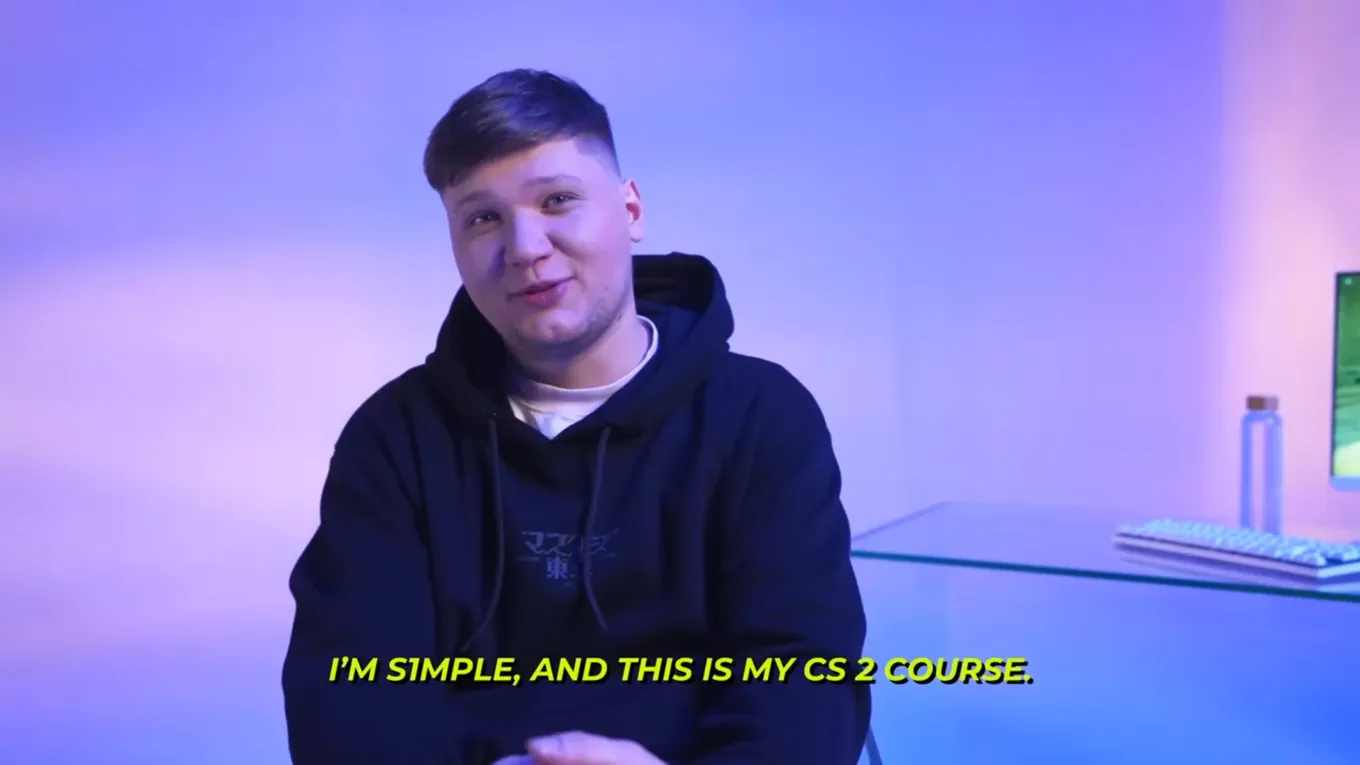 Александр s1mple Костылев в роликах Play Like S1mple