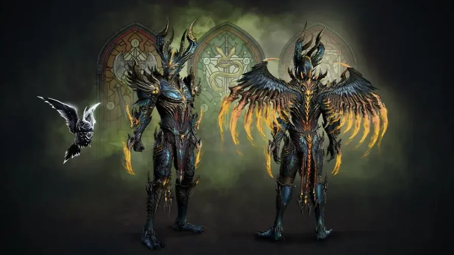 «Личина Обманщика» с крыльями из Diablo IV