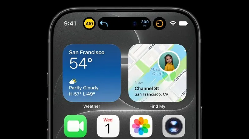 Уменьшенный Dynamic Island в iPhone 18 Pro