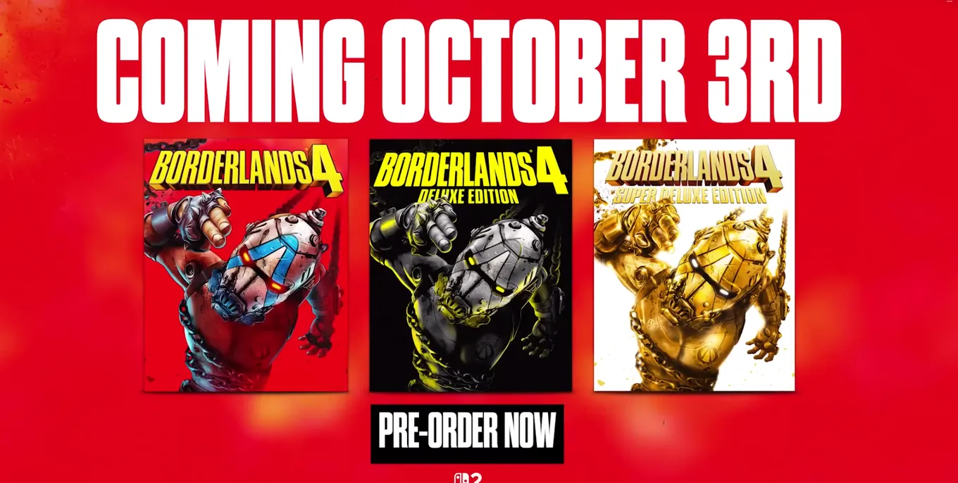Borderlands 4 выйдет 3 октября 2025 года