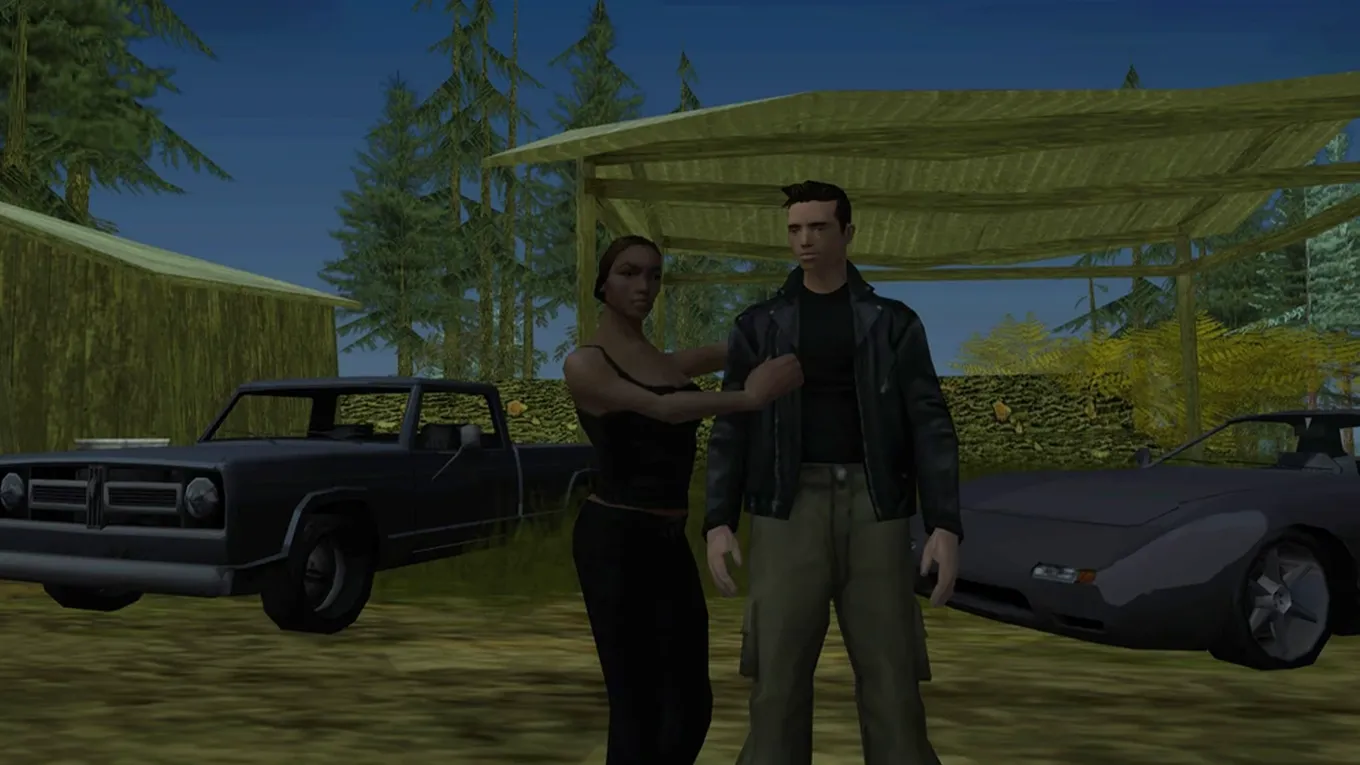 В GTA: San Andreas показано знакомство Каталины и Клода за 9 лет до событий GTA 3