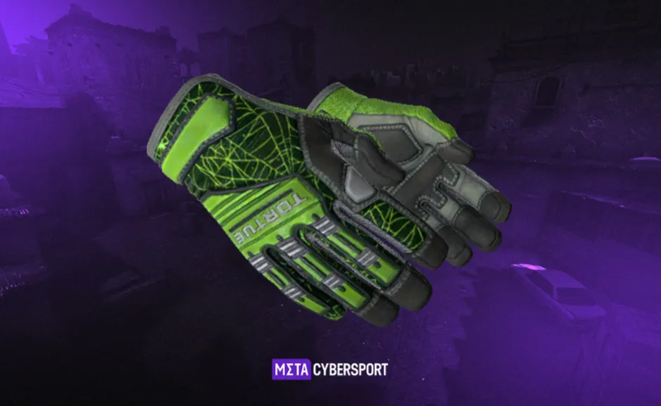 Specialist Gloves | Emerald Web (Minimal Wear)