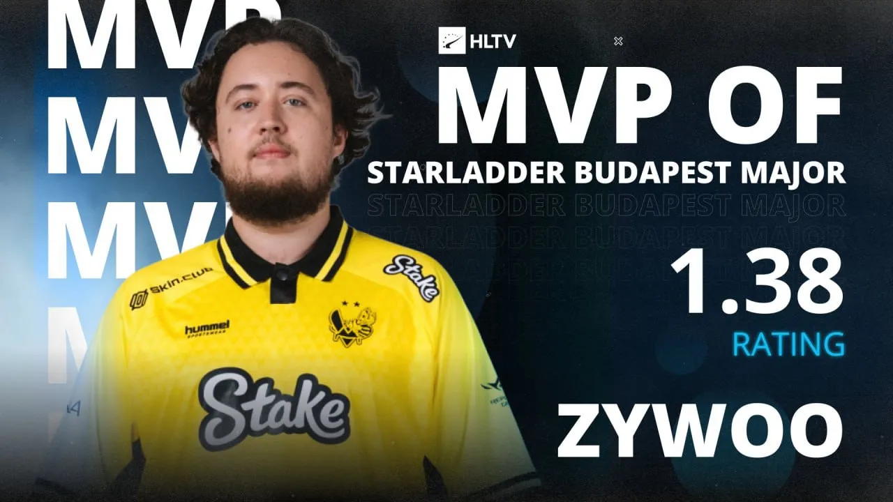 ZywOo – MVP StarLadder Budapest Major 2025