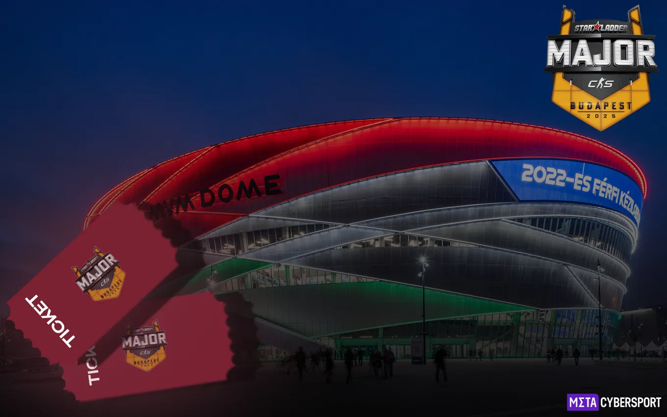 Билеты на все матчи StarLadder Budapest Major 2025 можно приобрести на официальном сайте турнирного оператора StarLadder