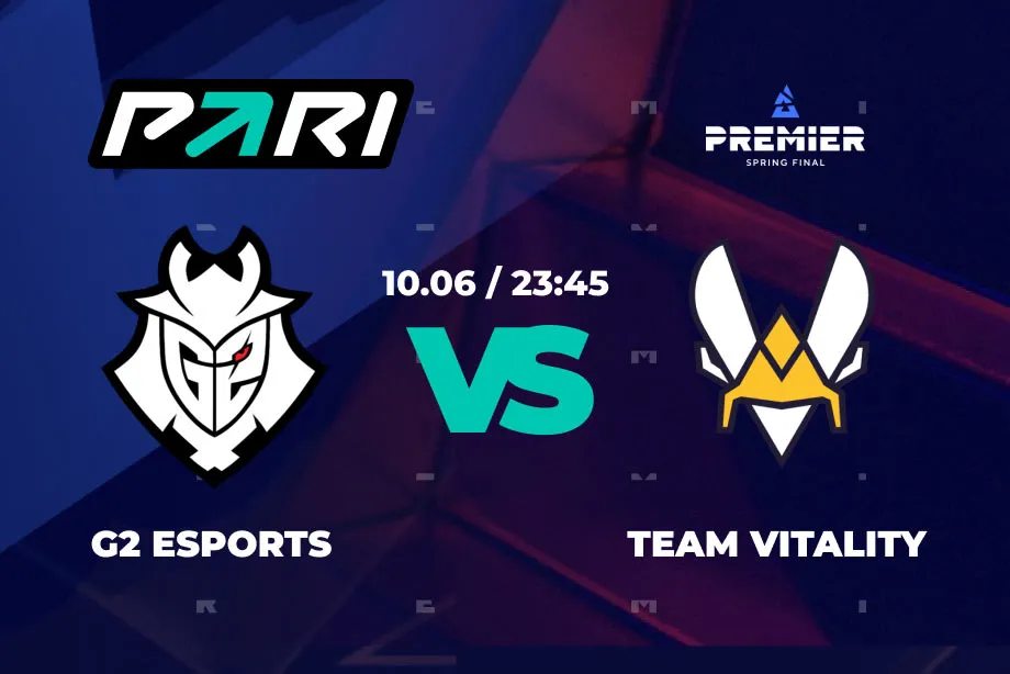 Клиенты PARI считают Vitality фаворитом в матче с G2 на BLAST Premier: Spring Final 2023