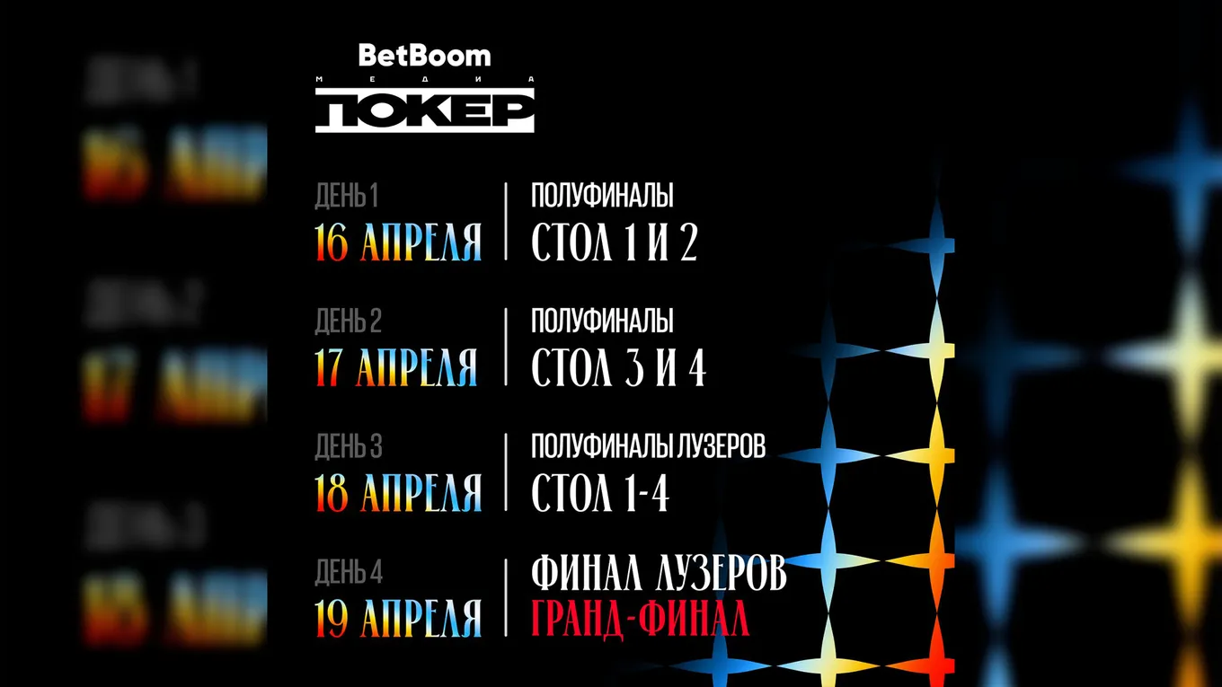 19 апреля состоится гранд-финал всего турнира, в котором 8 человек решат судьбу призового фонда