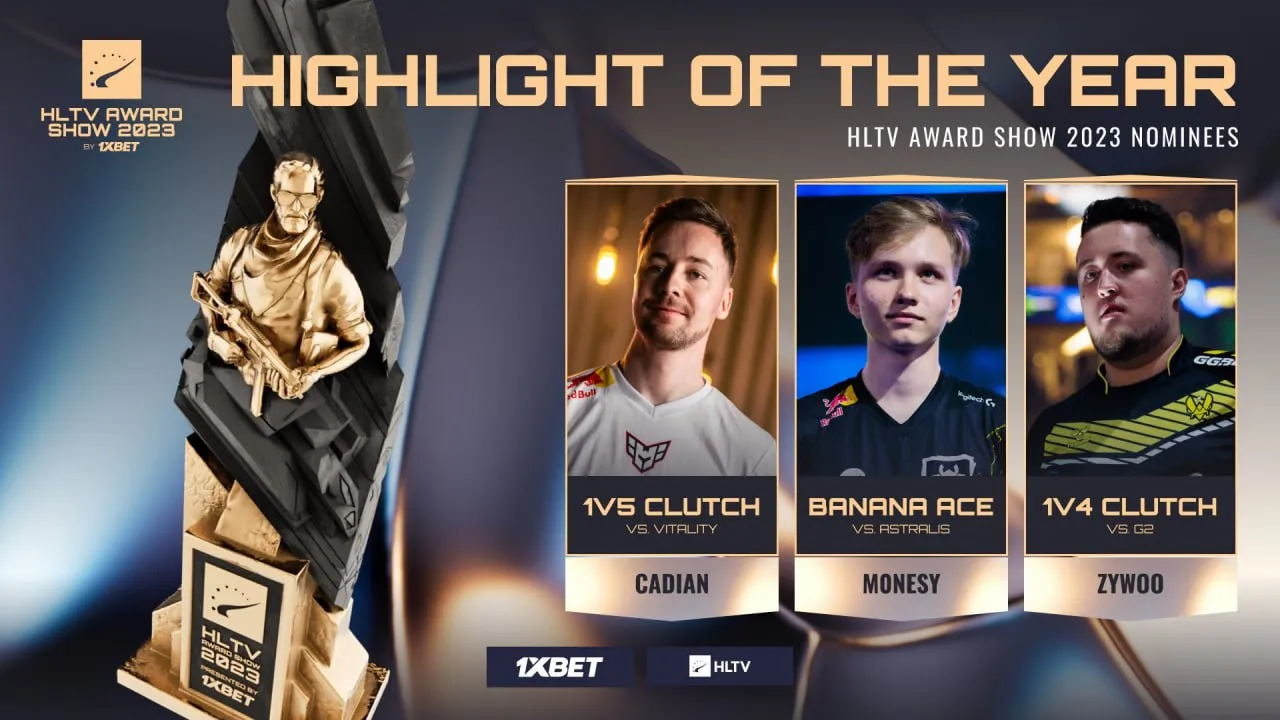Номинанты на звание «хайлайт года» от HLTV