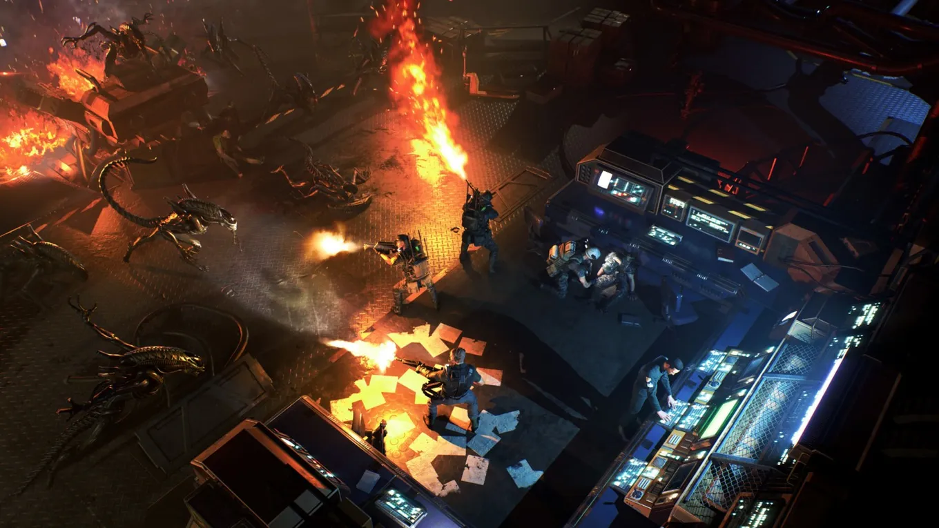 Геймплей Aliens: Dark Descent