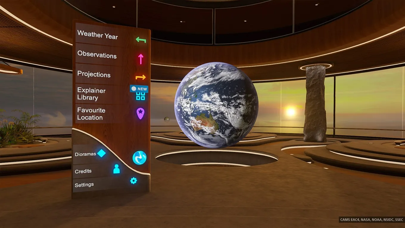 Фото меню из Climate Station