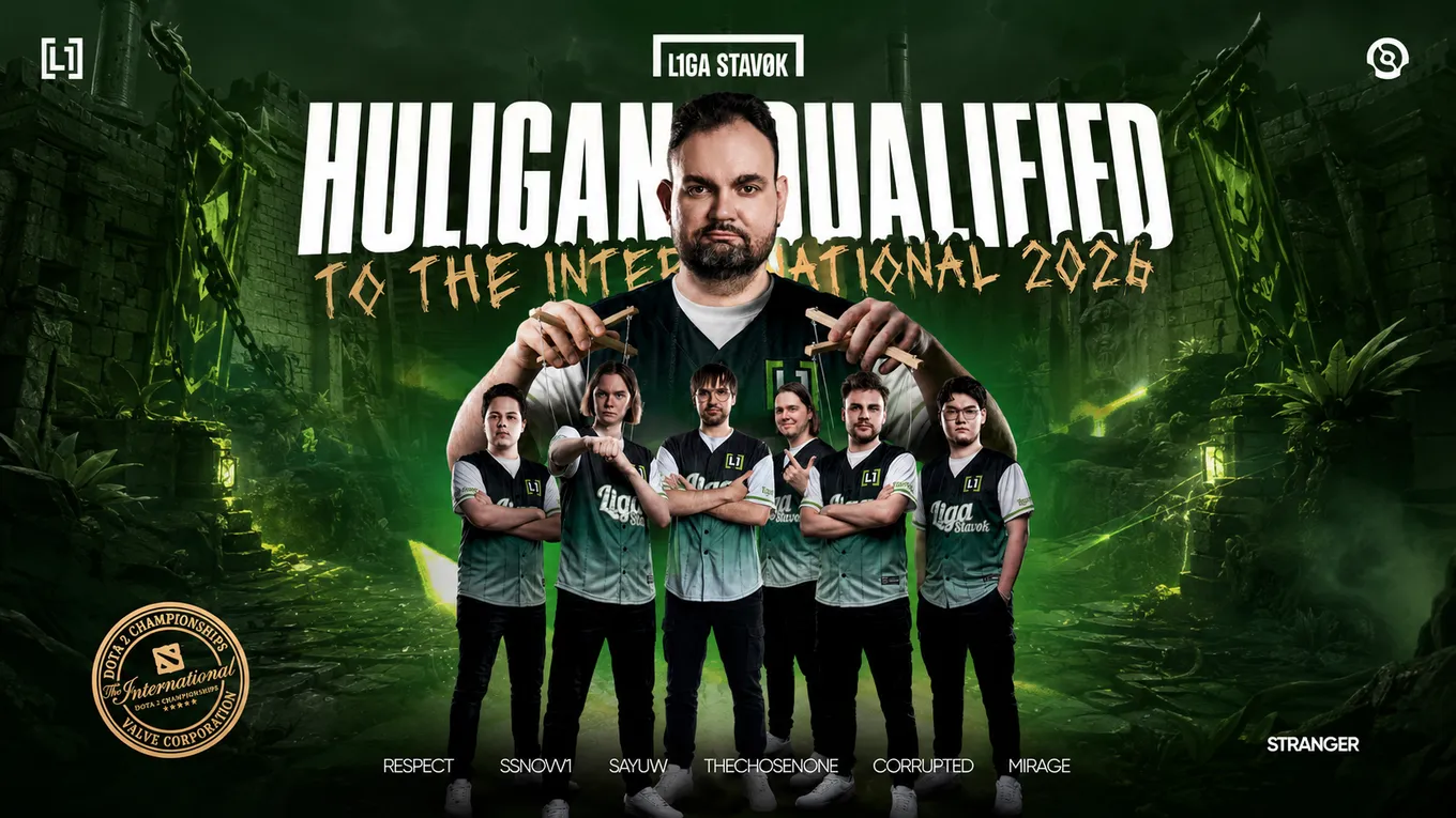 HULIGANI обыграла Virtus.pro и прошла на The International 2026