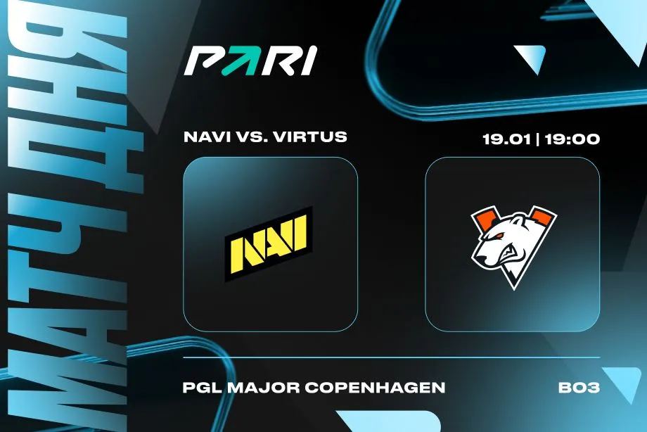 PARI: Virtus.pro обыграет Natus Vincere и заработает слот на RMR по CS2