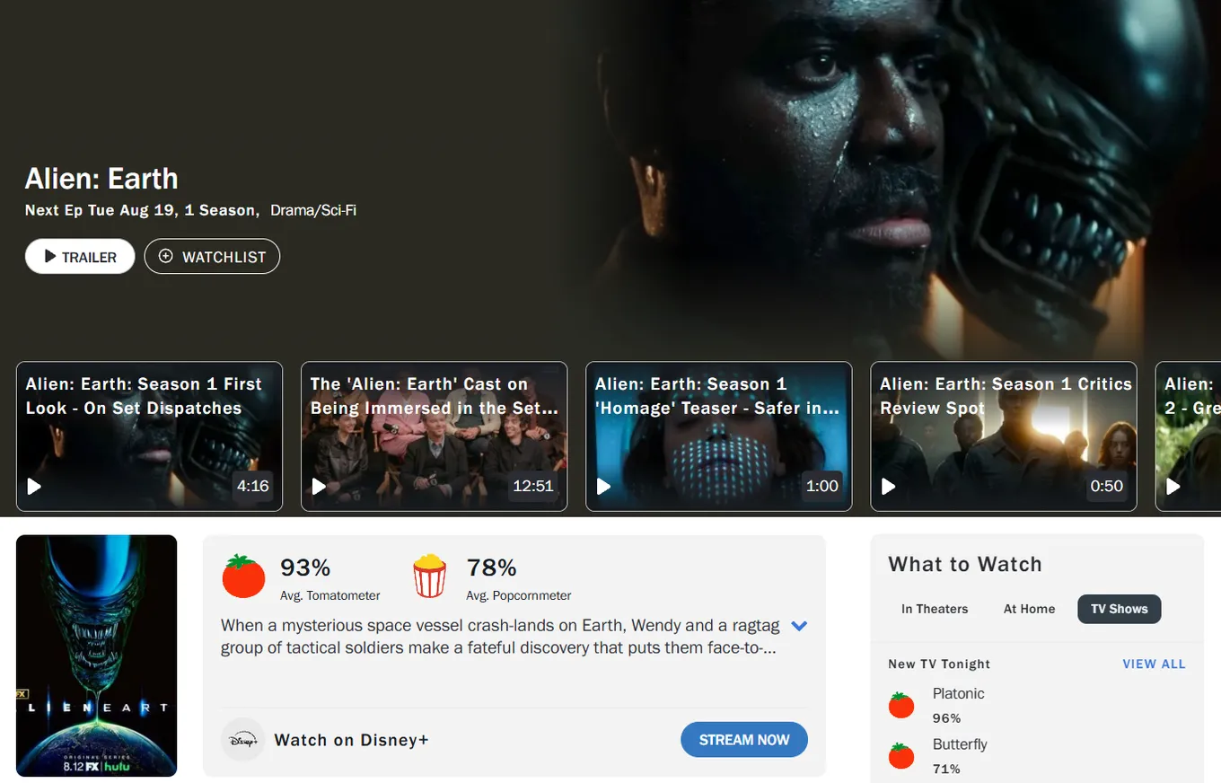 Критики высоко оценили проект Ноа Хоули (93% на Rotten Tomatoes), но зрительские мнения разделились