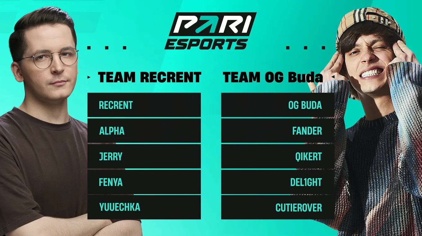 Team Recrent vs Team OG Buda на «ПАРИ ФЕСТ»