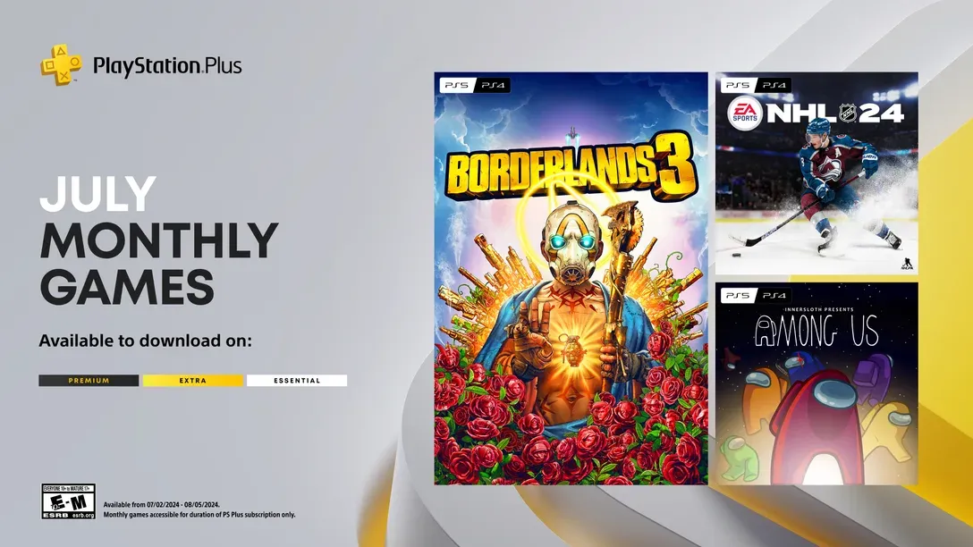 Borderlands 3, NHL 24 и Among Us в PS Store