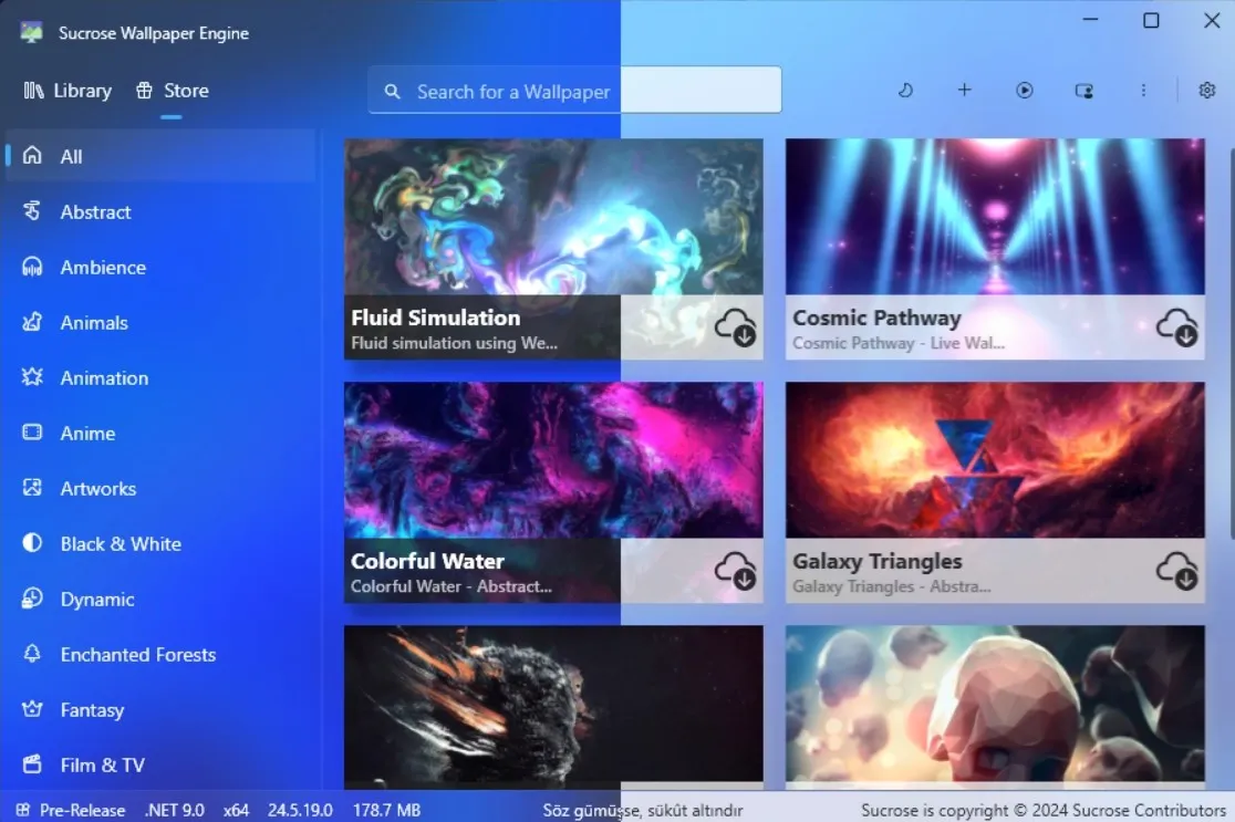 Видеообои для Windows 11