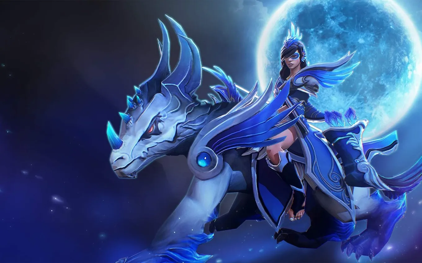 Геймплей на герое Mirana в Dota 2